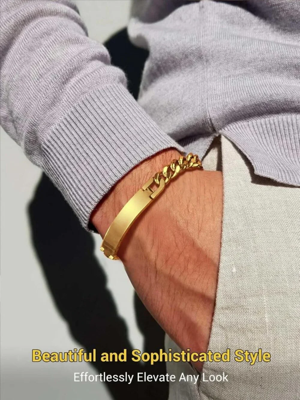 Personalized Engraved Stainless Steel Bracelets for Men & Women - Custom Name
